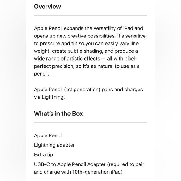 Apple iPencil (1st Gen) - Picture 7 of 10